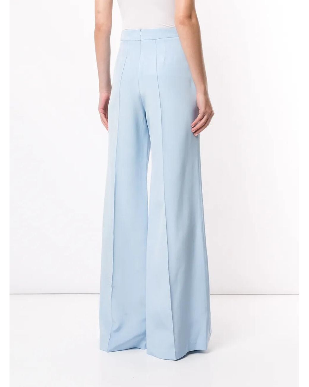 Macgraw Blue Peacock Flared Trousers