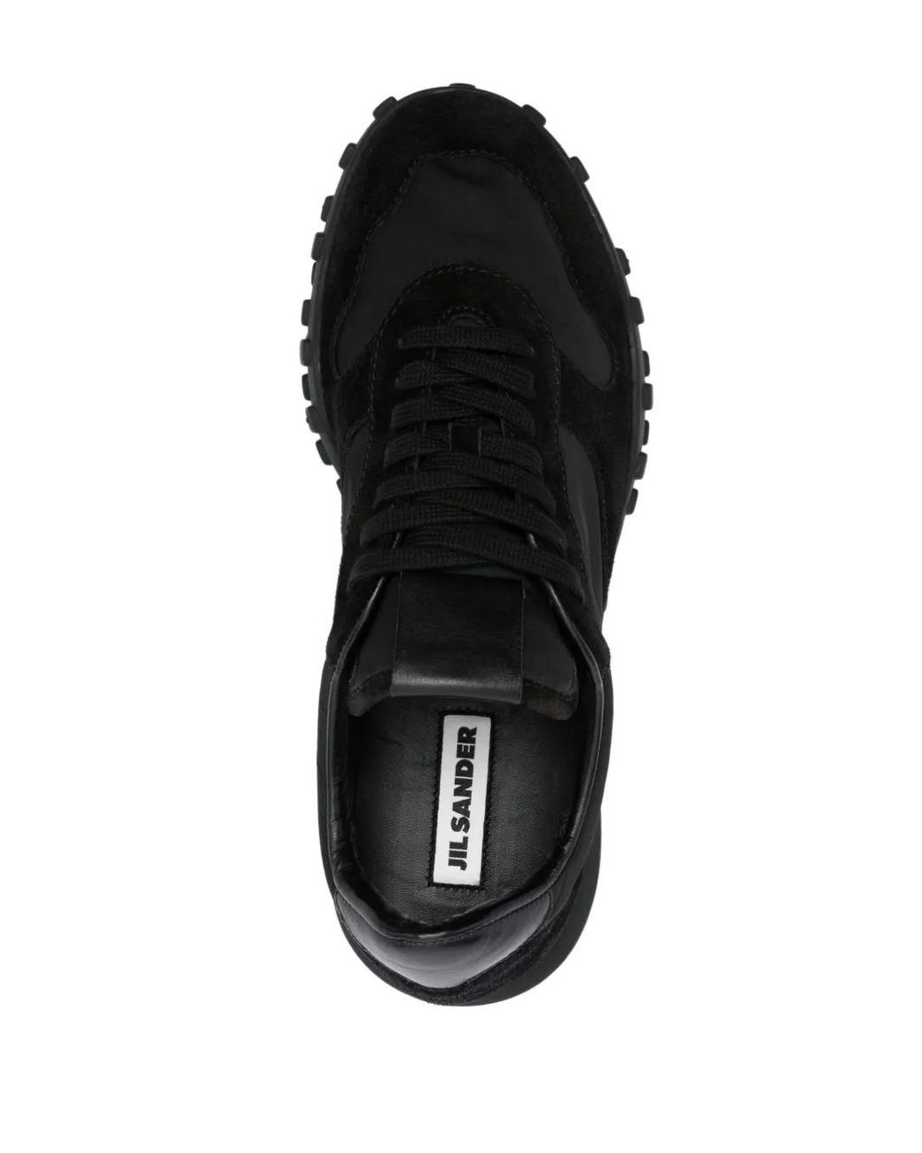 Jil Sander Black Moon Panelled Sneakers for men