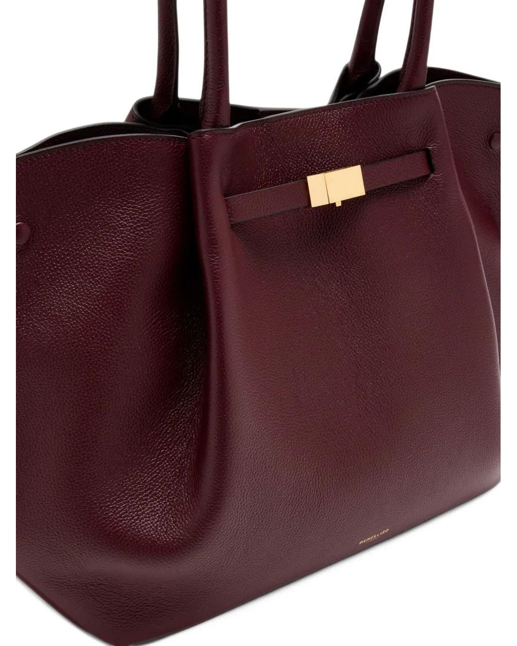 DeMellier London Purple The New York Leather Tote Bag