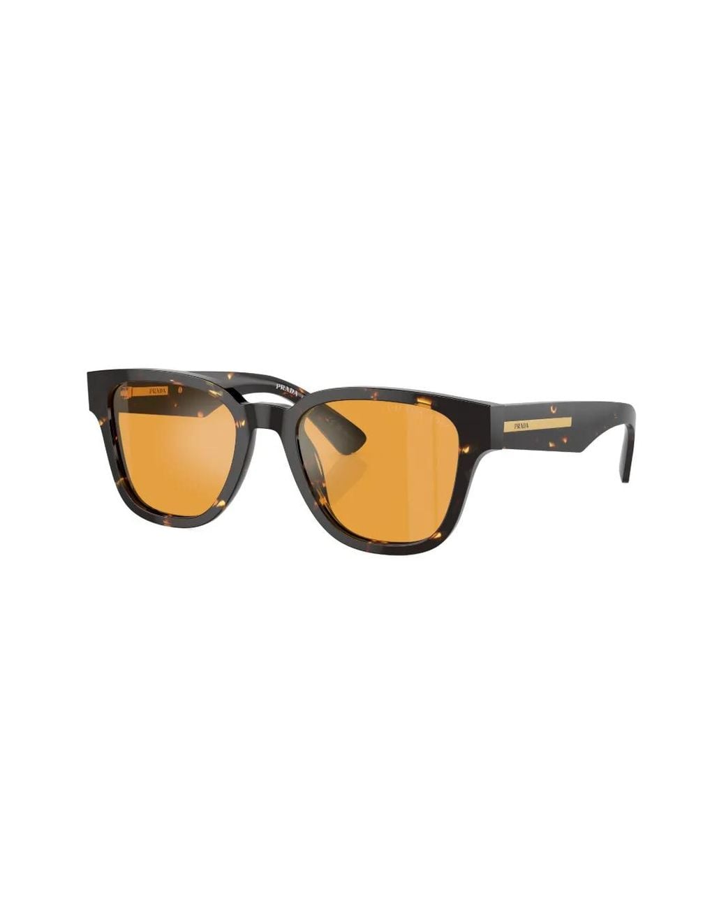 Prada Brown Tortoiseshell-Effect D-Frame Sunglasses for men