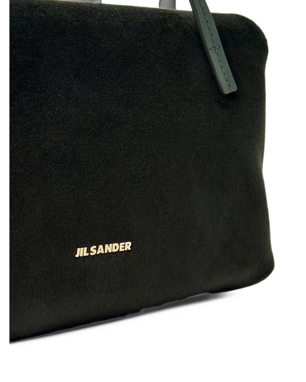 Borsa Tote Goji di Jil Sander in Black