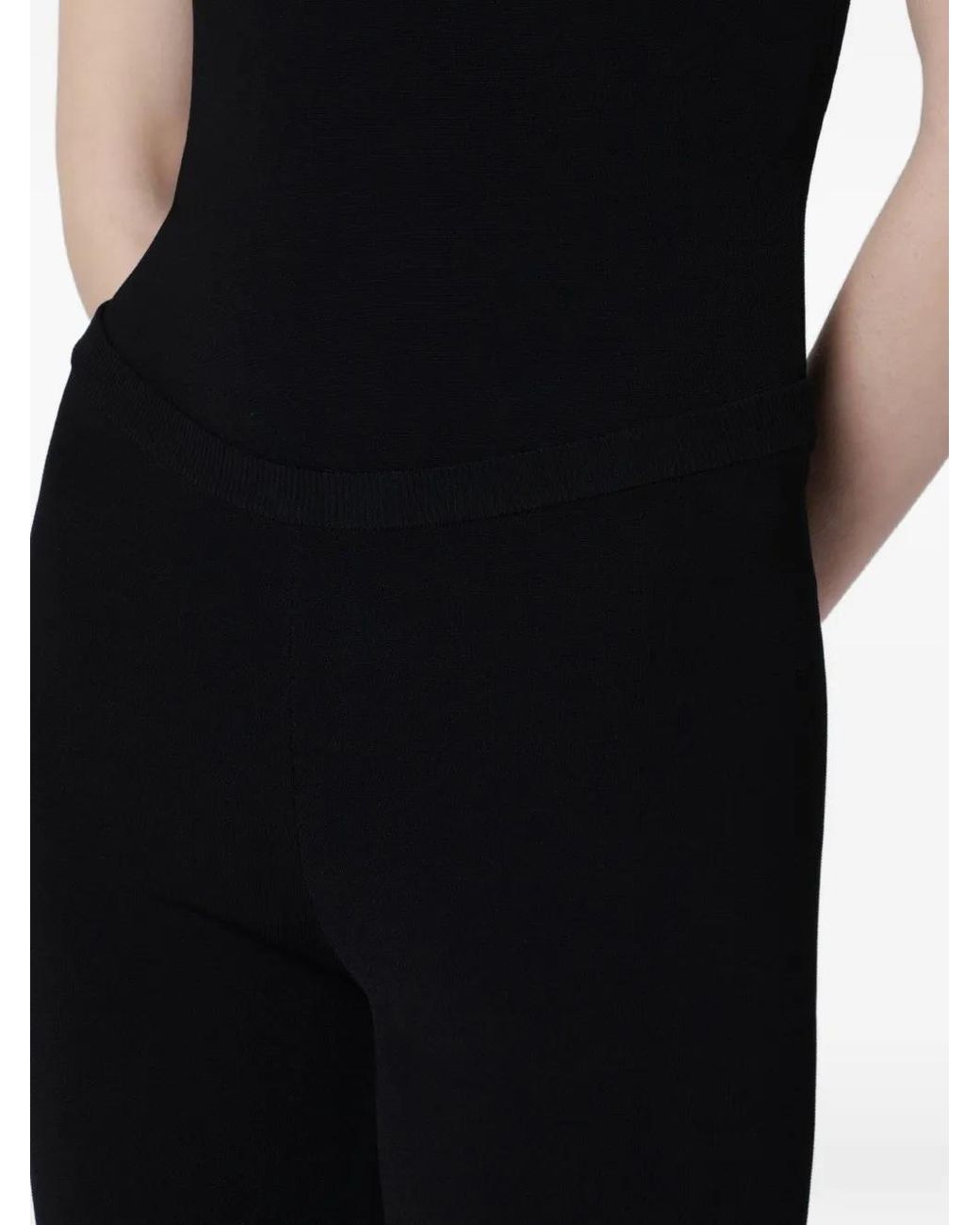 Entire studios Black Capri Knit Shorts