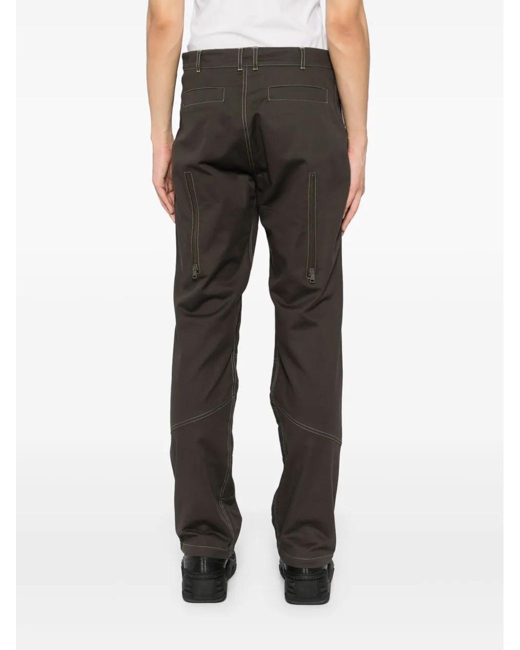 Kiko Kostadinov Solix Zip Trousers in Gray for Men | Lyst