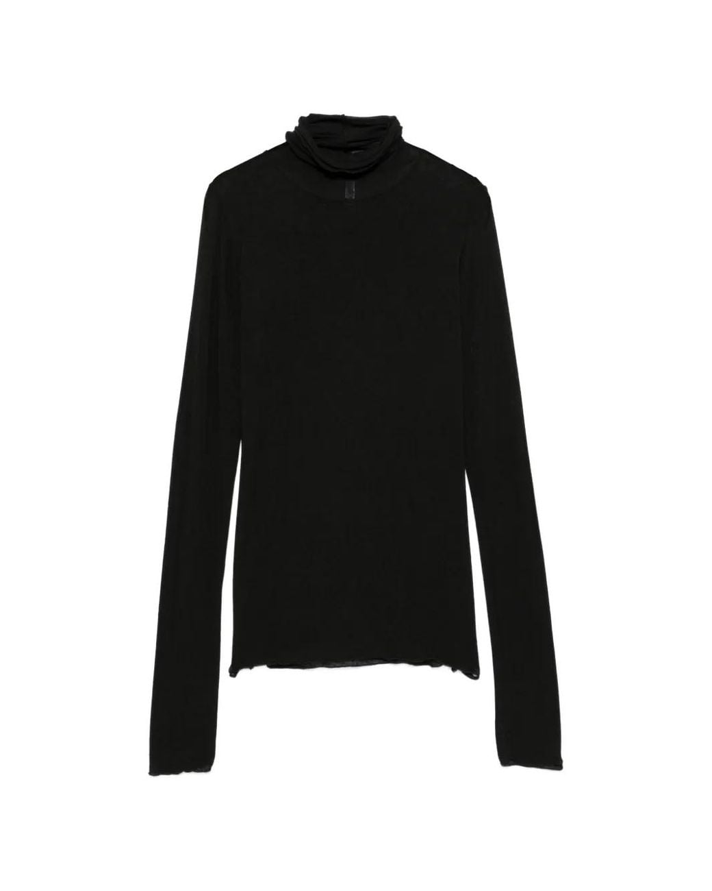 Daniele Fiesoli Black Roll-Neck Knit