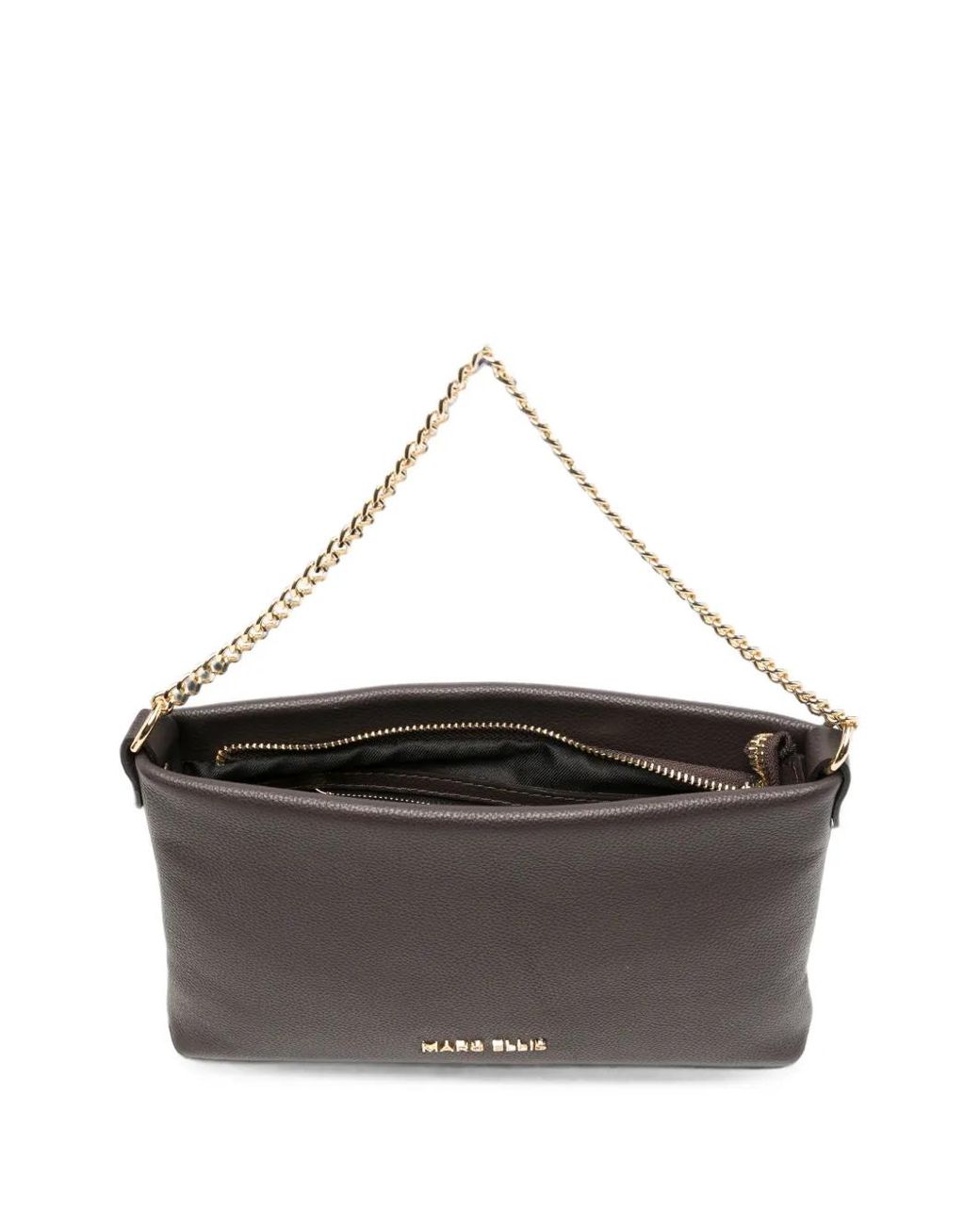 Bolso Shopper Esterdo Con Cadena Marc Ellis de color Gray
