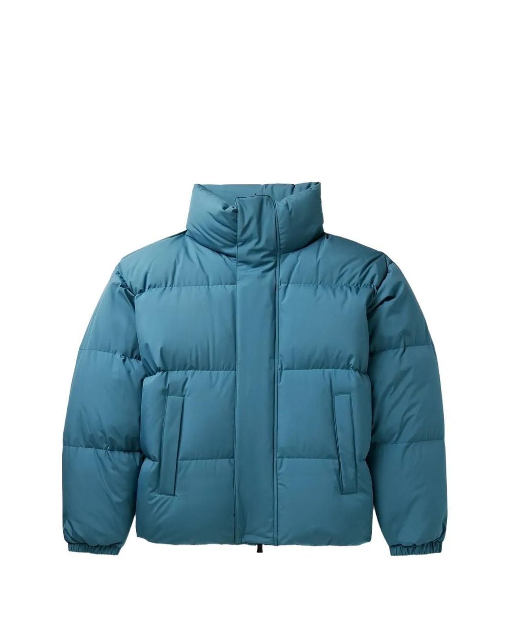 Herno Blue Laminar Quilted Jacket for men