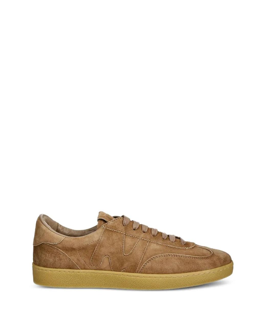 MSGM Brown Suede Sneakers for men