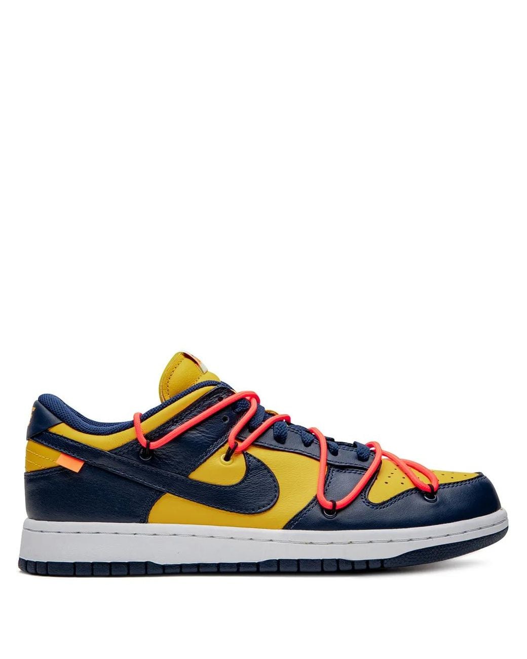 NIKE X OFF-WHITE Blue Dunk Low "University" Sneakers