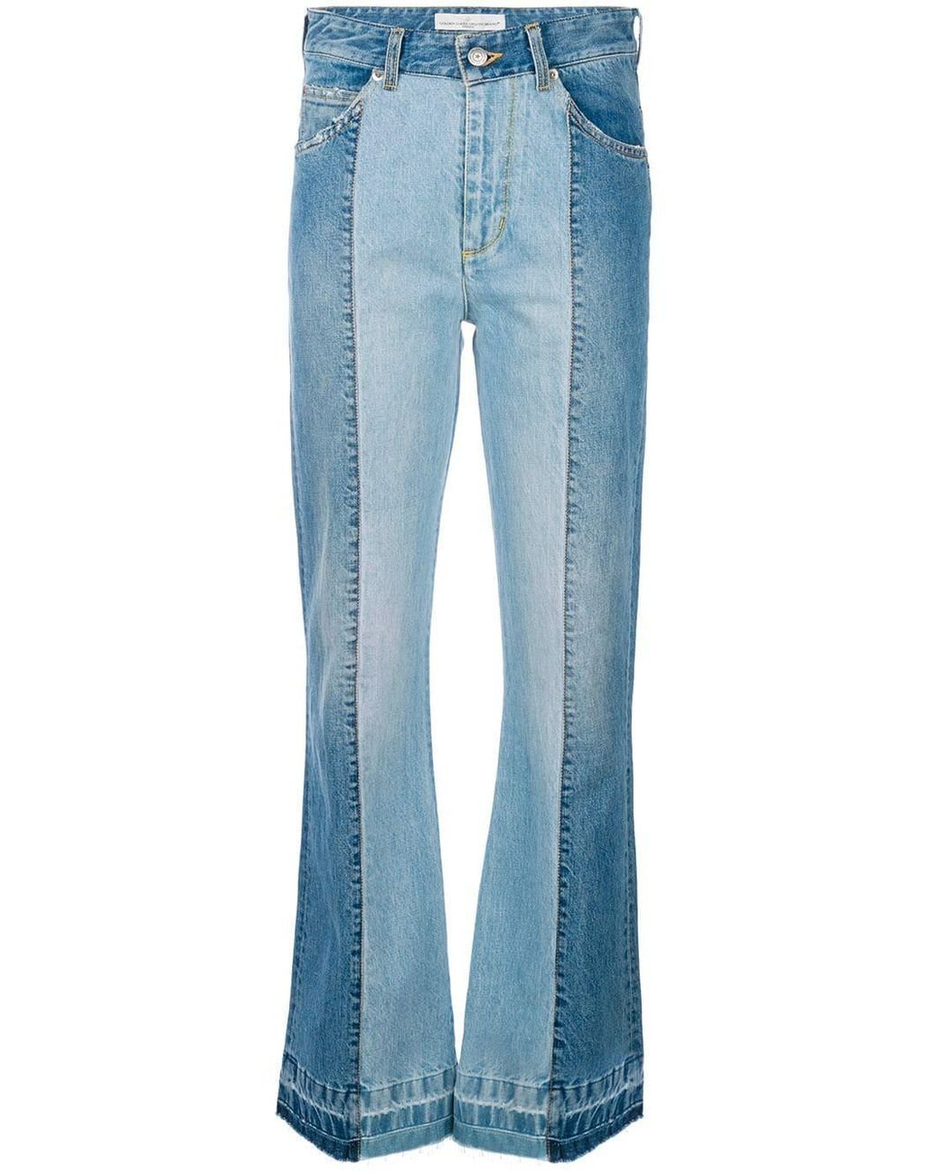Golden Goose Deluxe Brand Denim Flared Jeans in Blue - Lyst