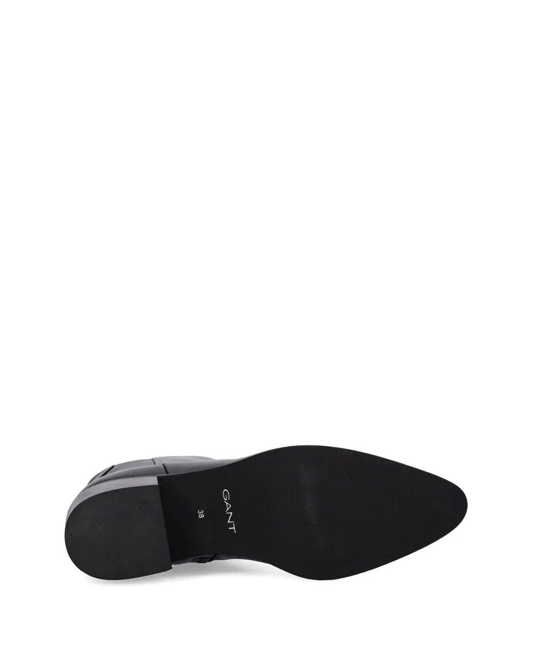 Gant Black St Broomly Pointed Zip Boots