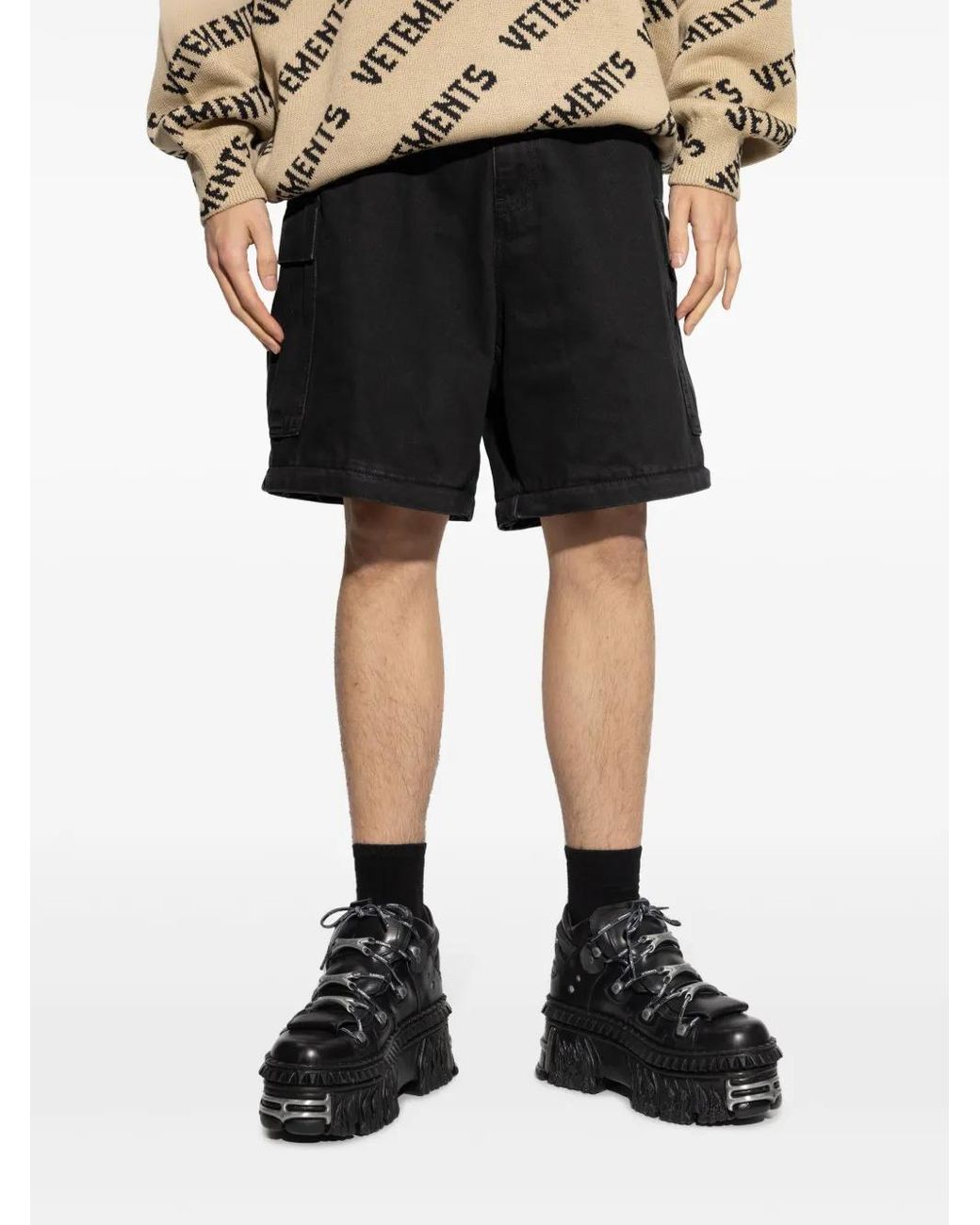 Vaqueros Convertibles Vetements de hombre de color Black