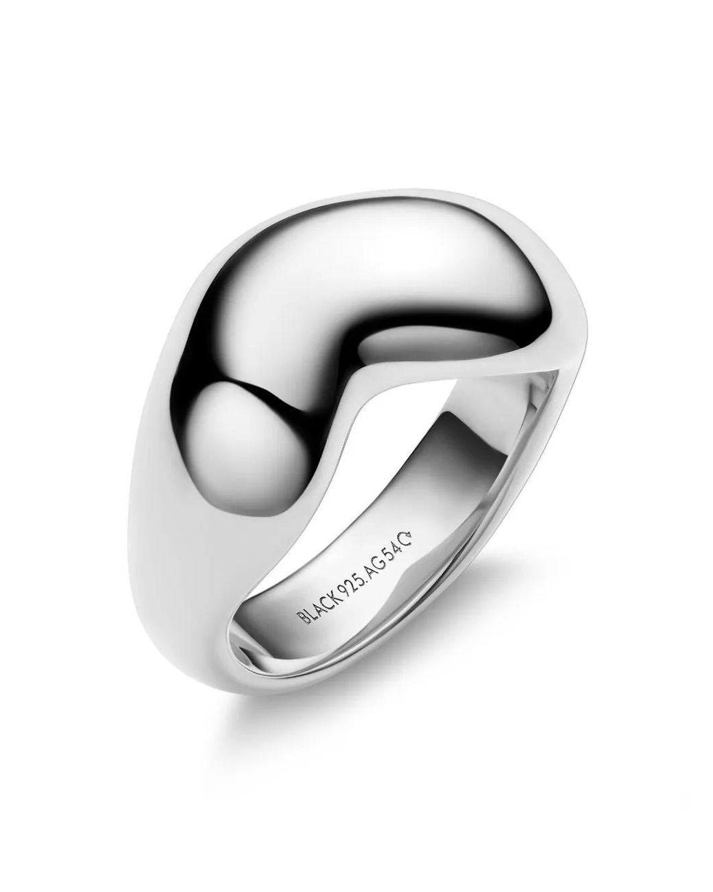 Maria Black White Tryvann Ring