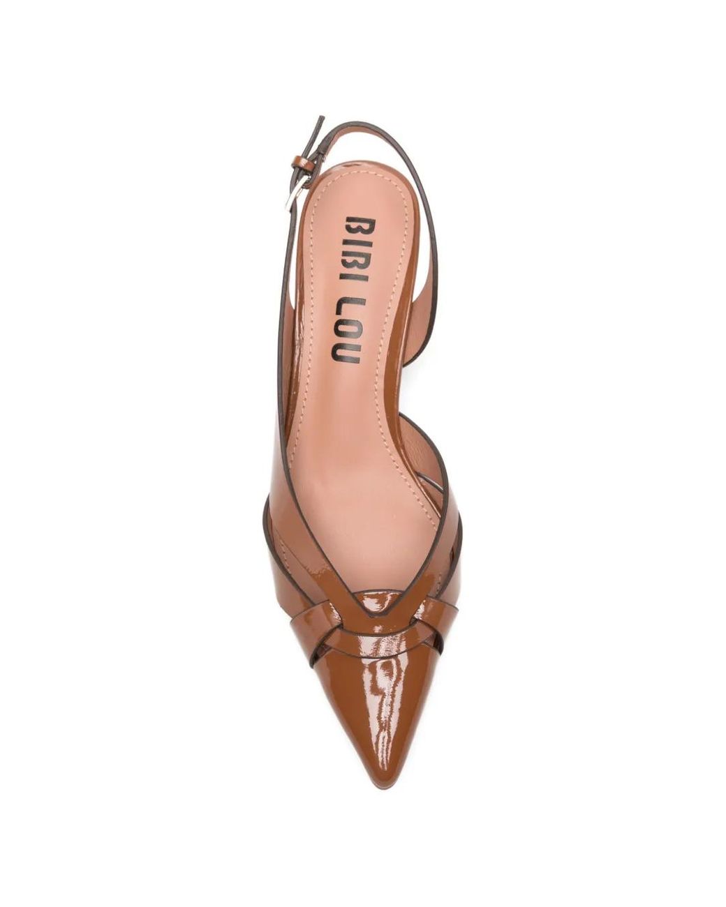 Bibi Lou Brown Nolia Leather Mules