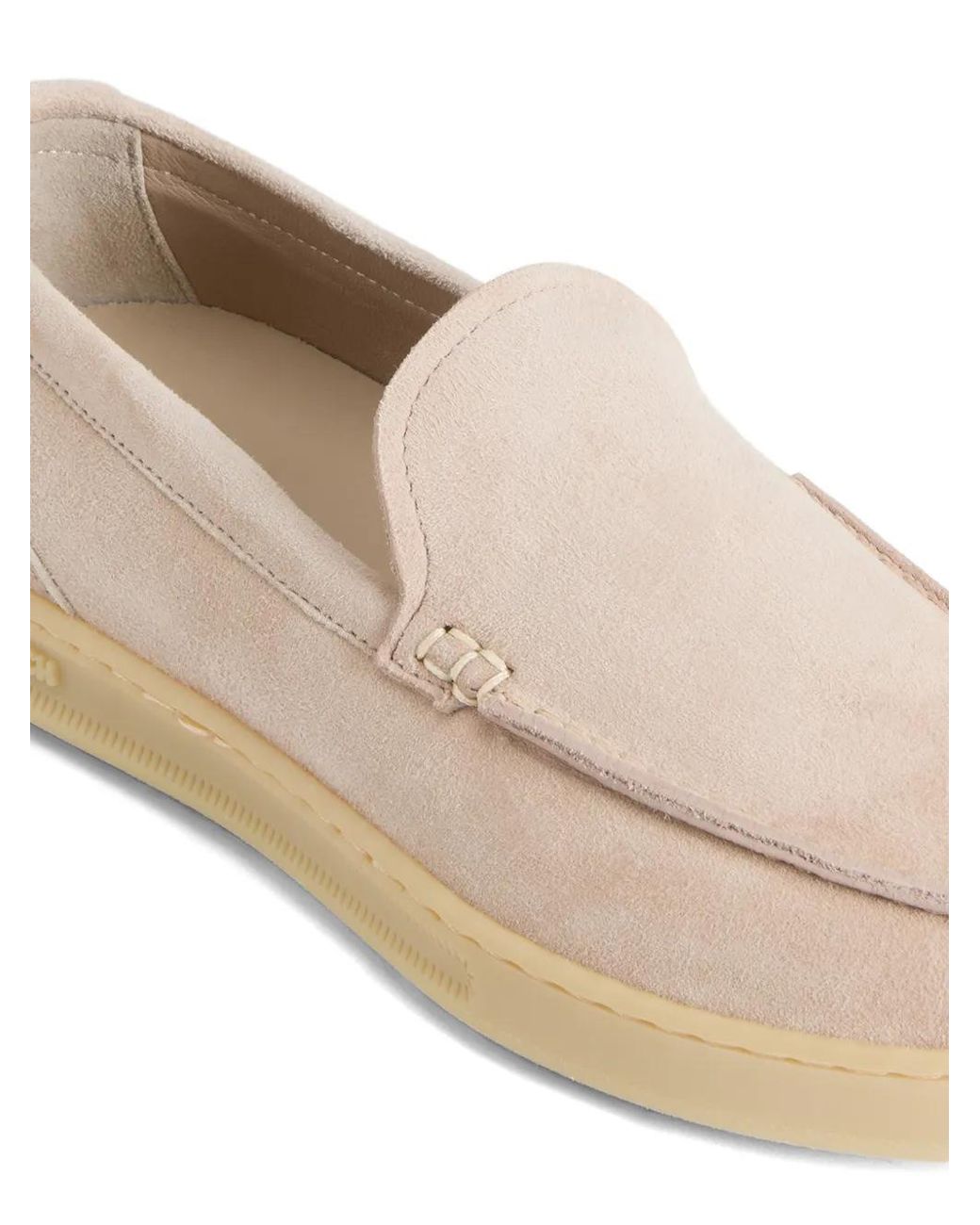 Woolrich Natural Slip-On Suede Loafers