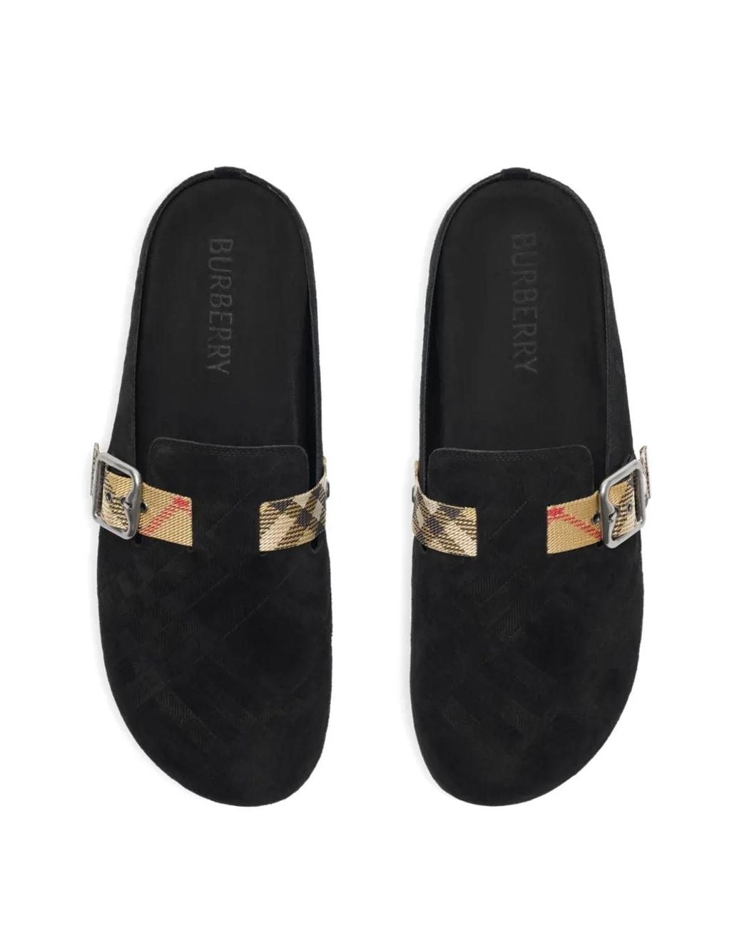 Clogs Urchin di Burberry in Black da Uomo