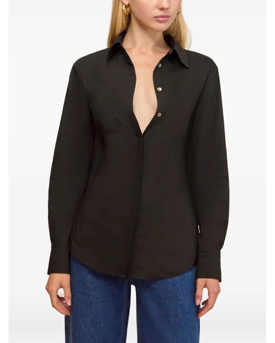 Cult Gaia Black Emelyn Top