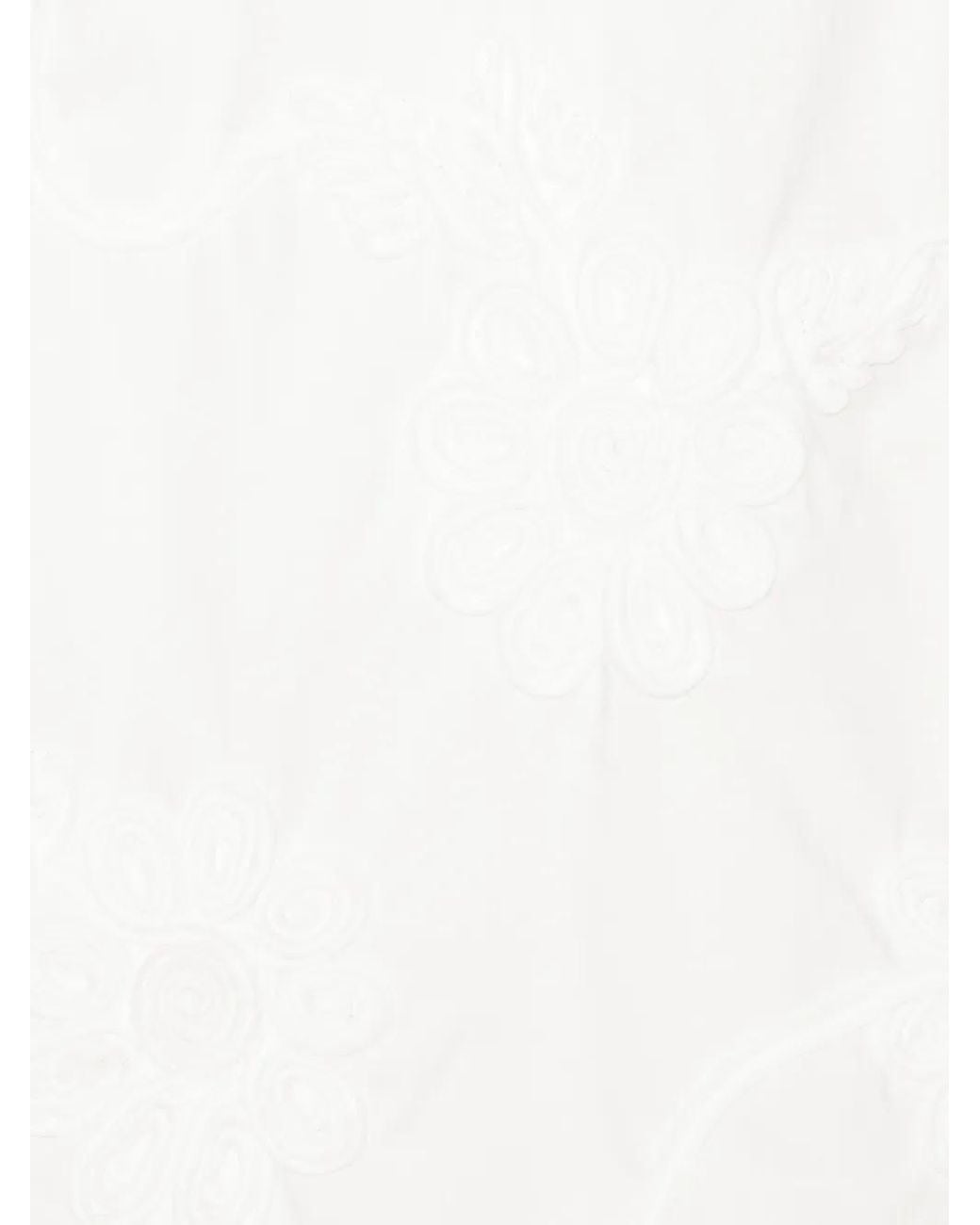 ROTATE BIRGER CHRISTENSEN White Flower Flared Mini Dress