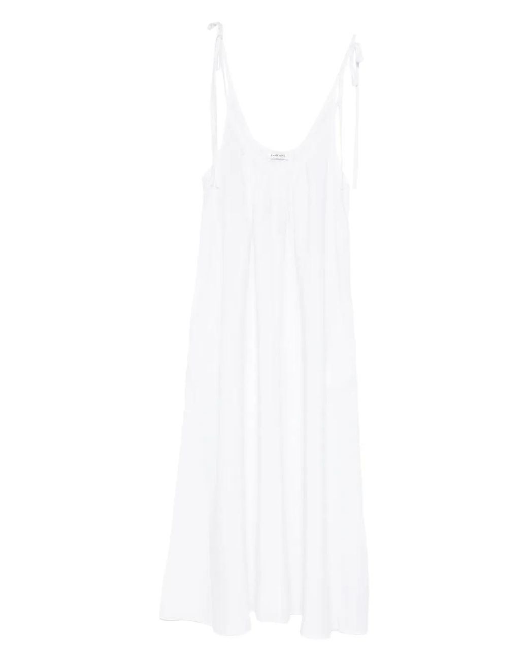 Anine Bing White Maxi Dress Flora