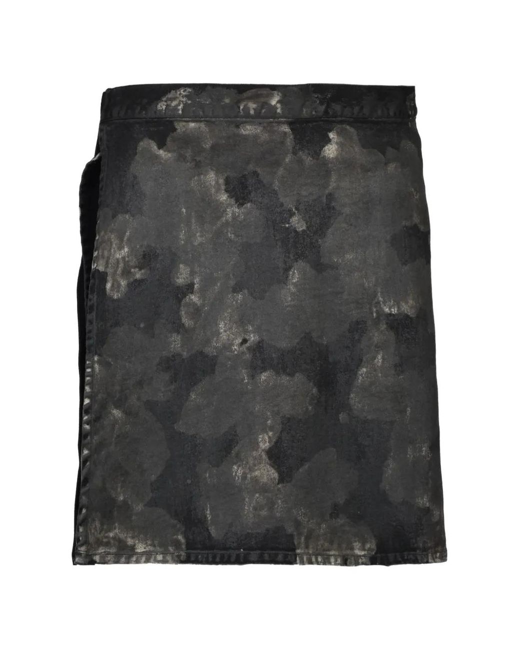 FILTH Black Jupe Portefeuille À Effet Délavé for men