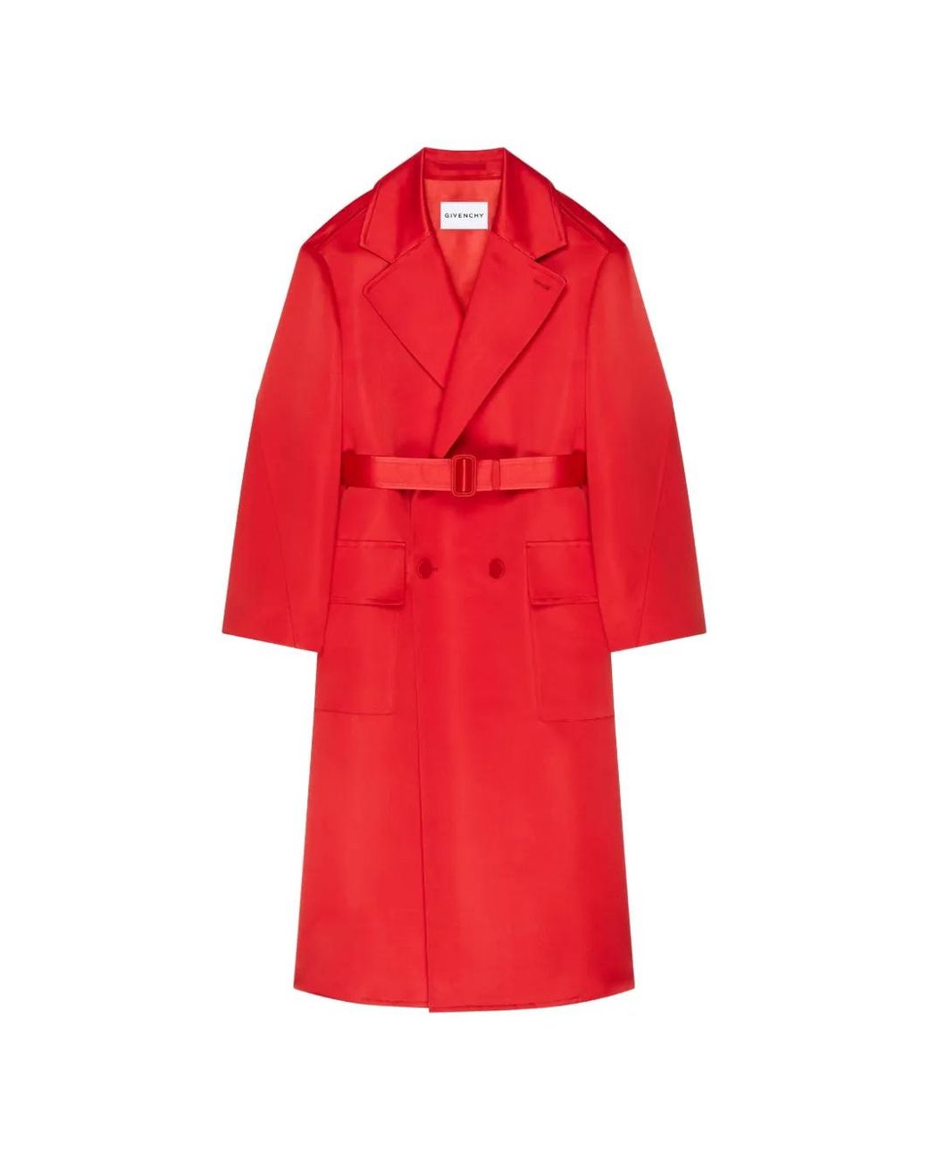 Givenchy Red Couture Seam Coat for men