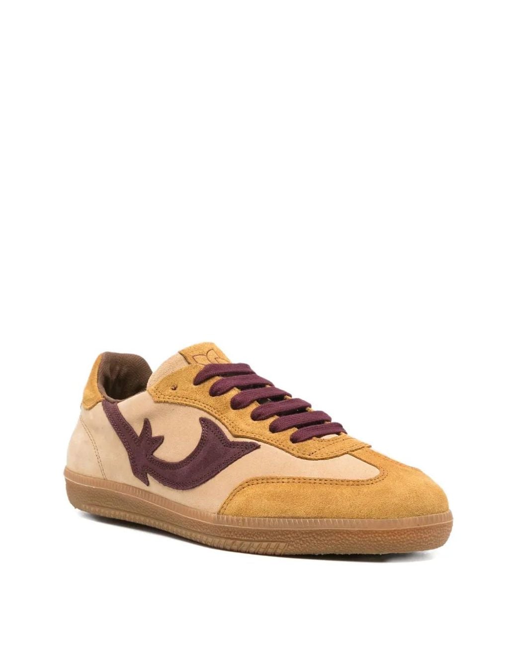 Ba&sh Brown Crew Suede Sneakers