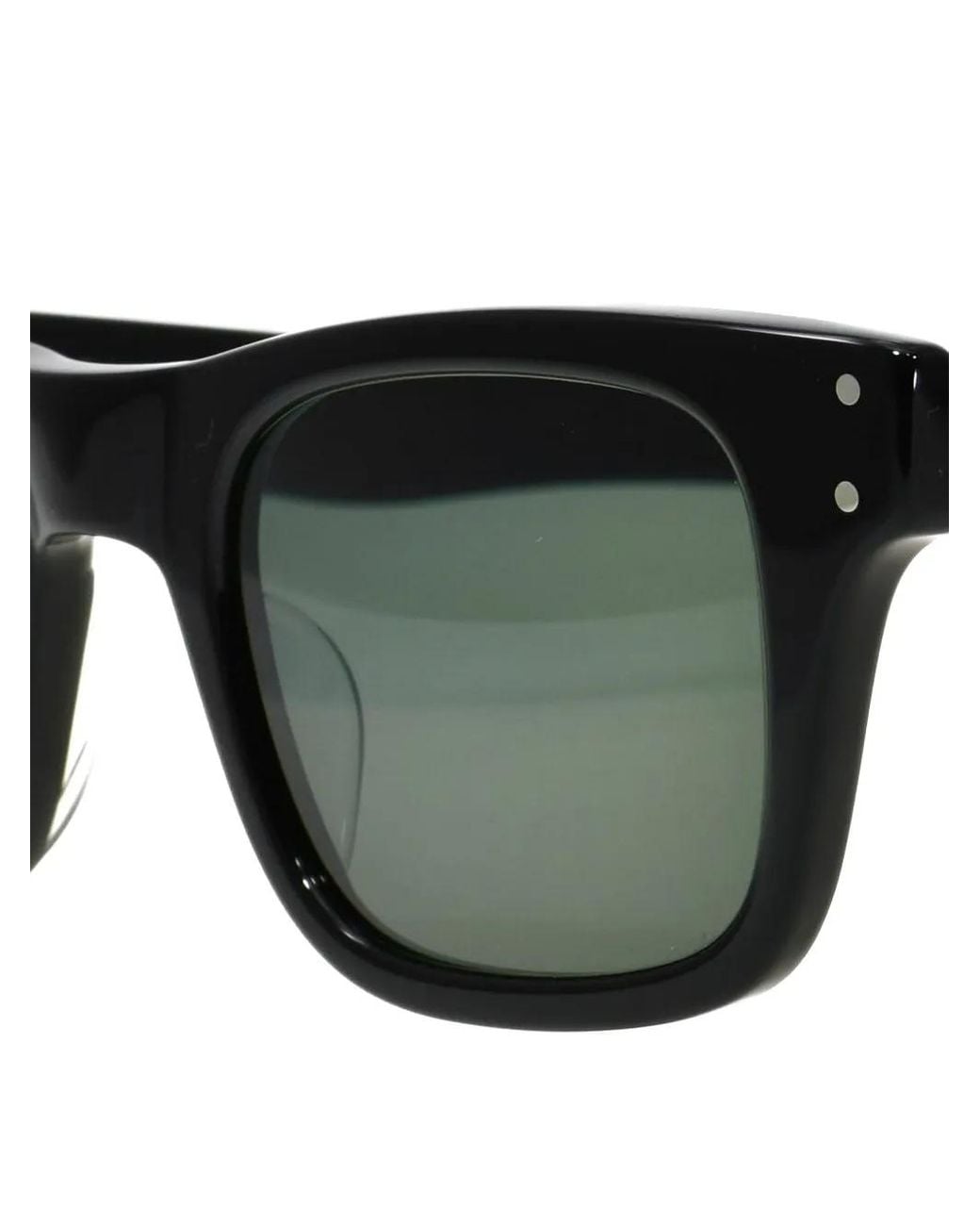 JULIUS TART Green Boeing Rectangle-Frame Sunglasses