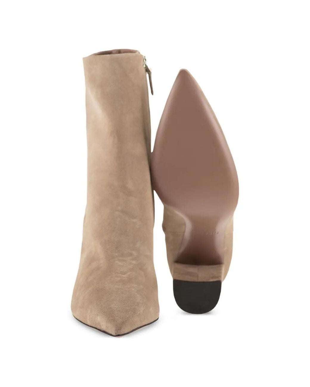 Paris Texas White Anja Pointed-Toe Ankle Boots