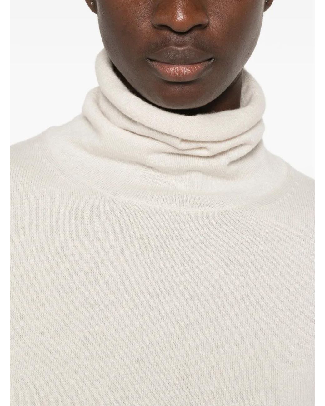 Peserico White Long-Sleeves Sweater