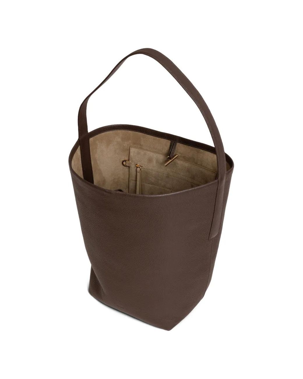 Yu Mei White Teresa Leather Tote Bag