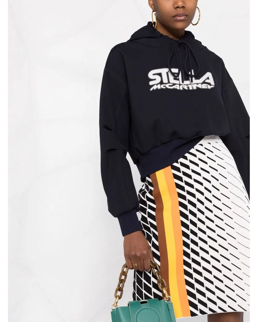Sudadera Con Capucha Y Logo Stella McCartney de color Multicolor