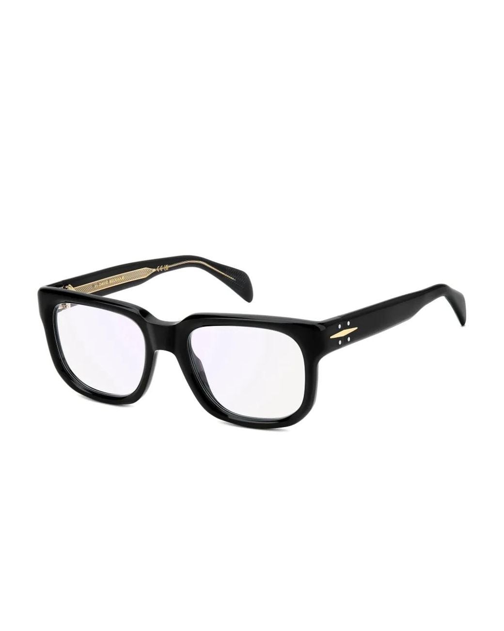 David Beckham Square-Frame Glasses in Black for Men | Lyst