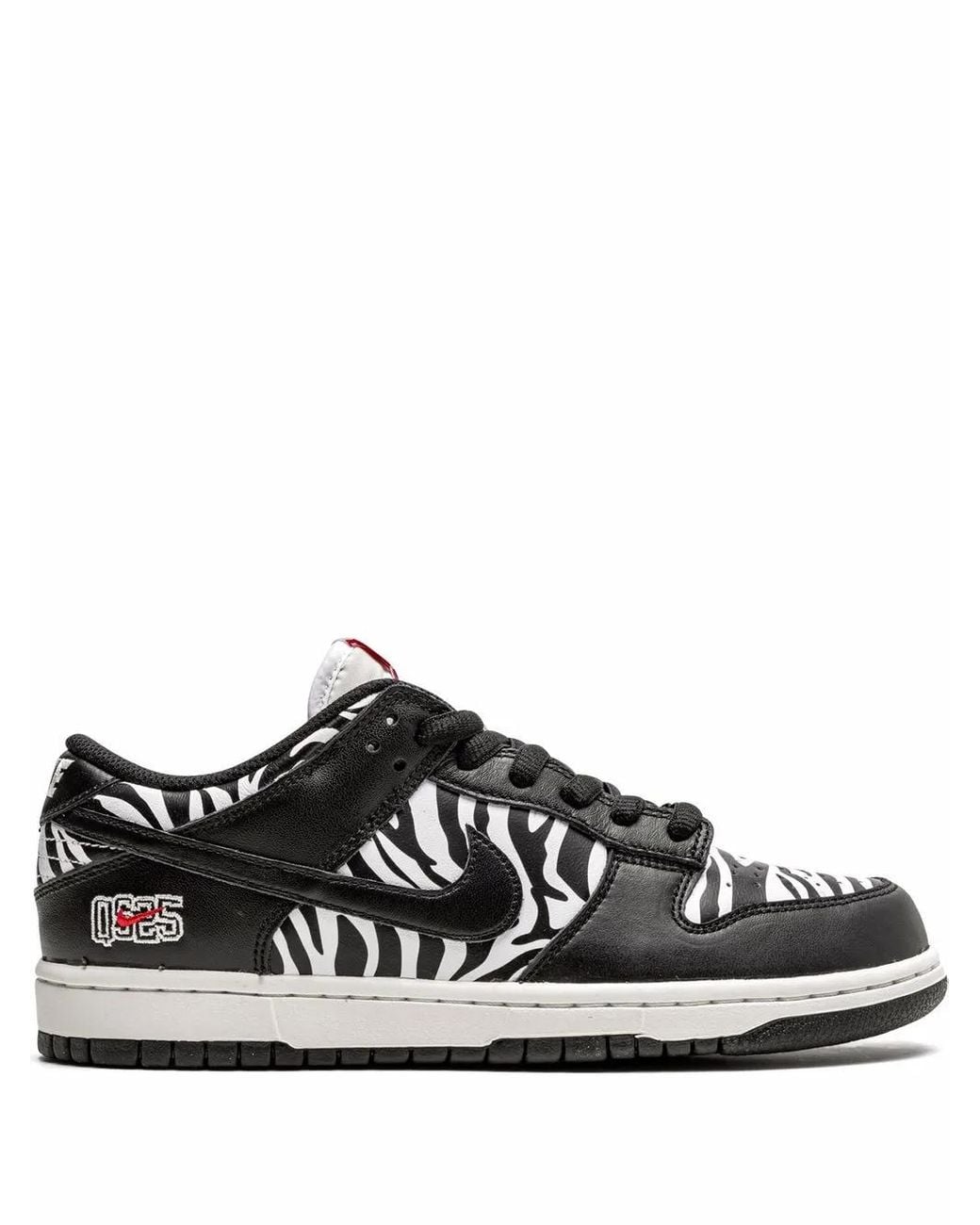 Nike Black Sb Dunk Low Og Qs "Quarter Snacks" Sneakers