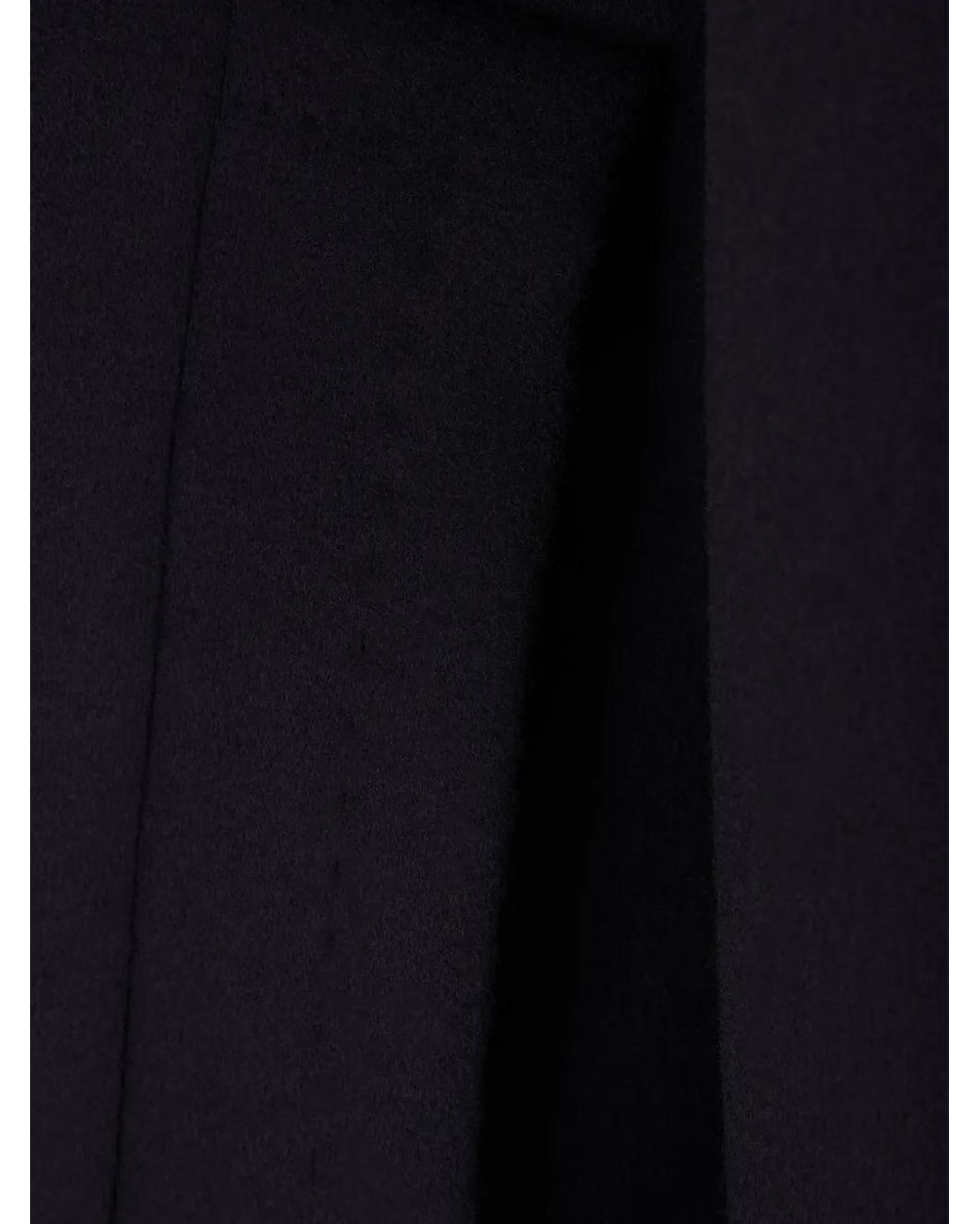 Max Mara Blue Double-Breasted Peacoat