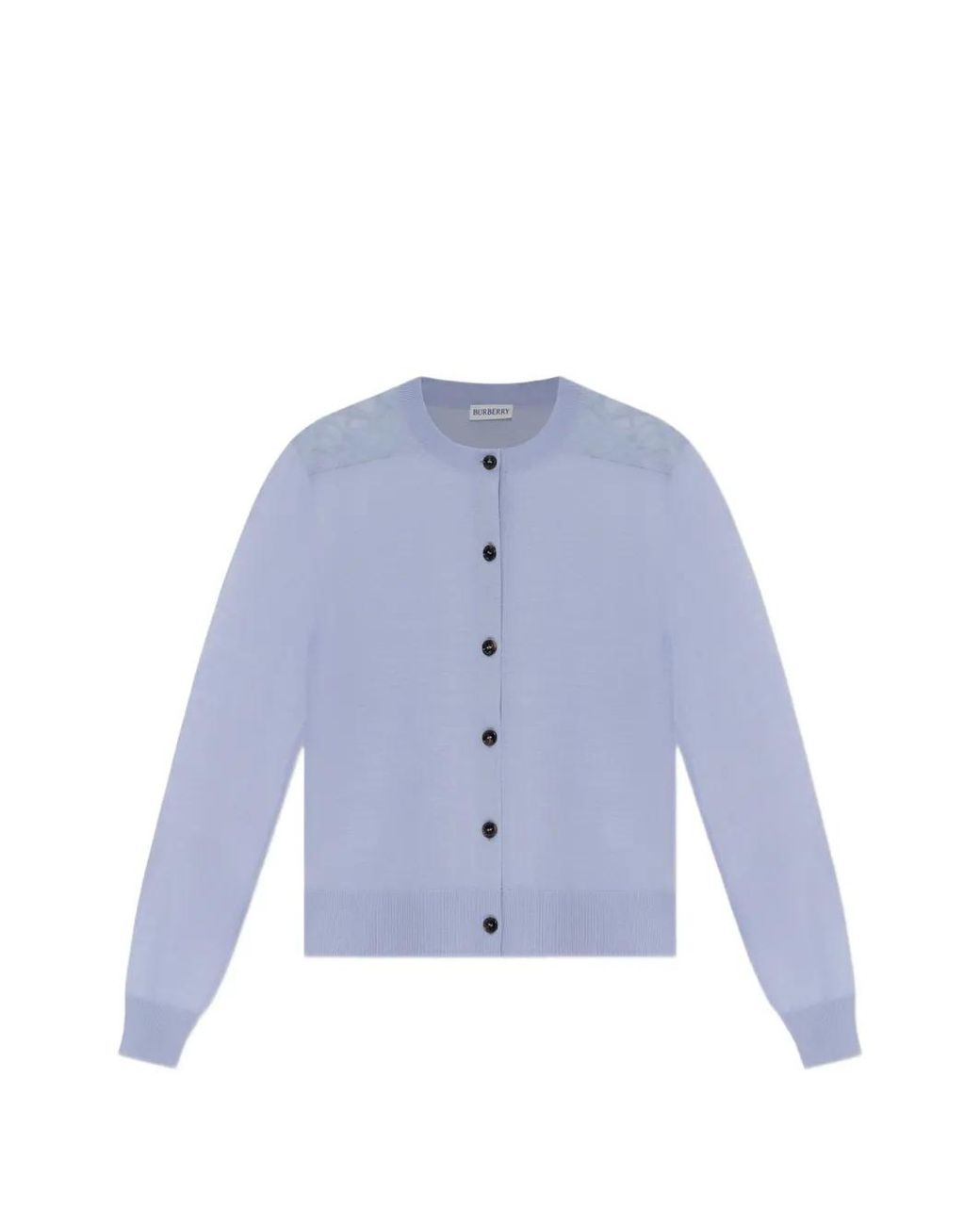 Burberry Blue Wendy Button-Fastening Knitted Cardigan