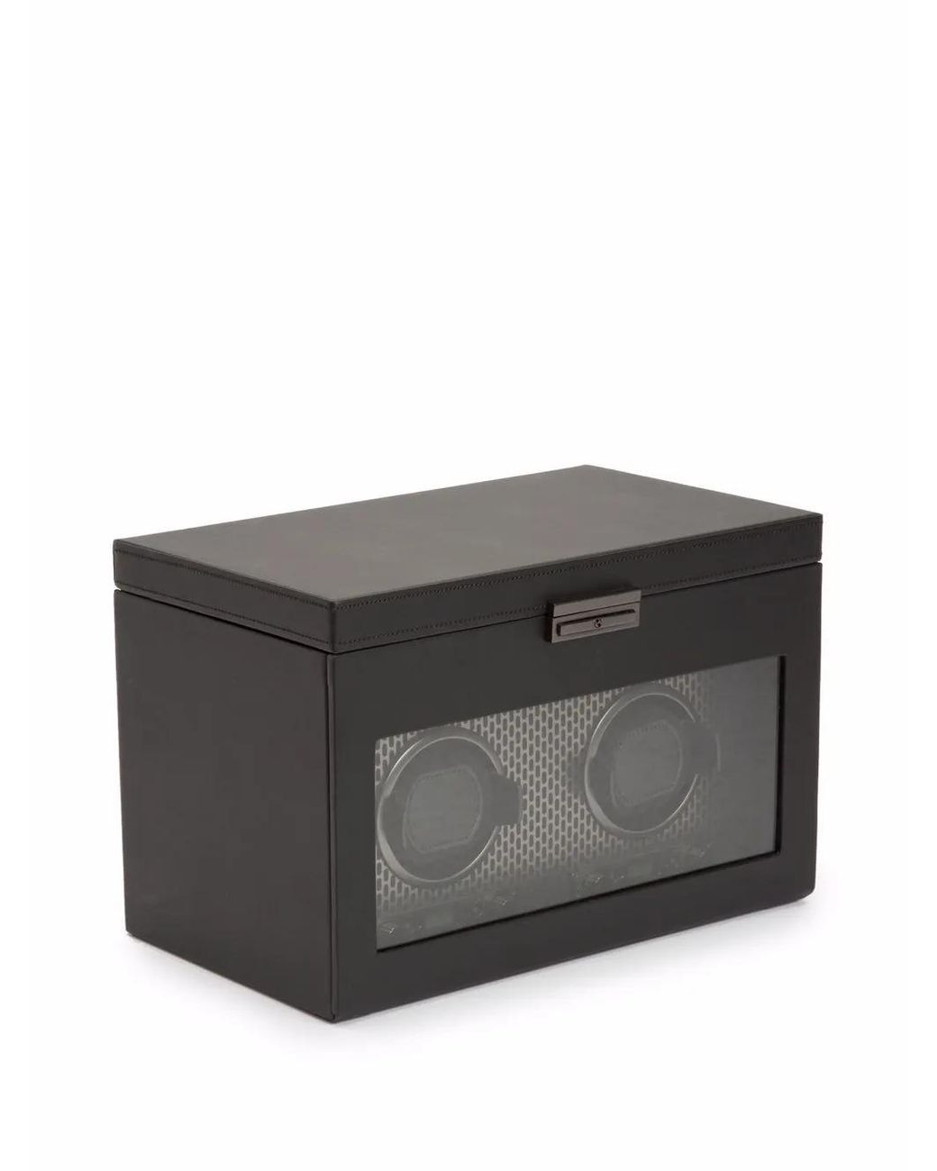 Wolf Black Axis Double Watch Winder