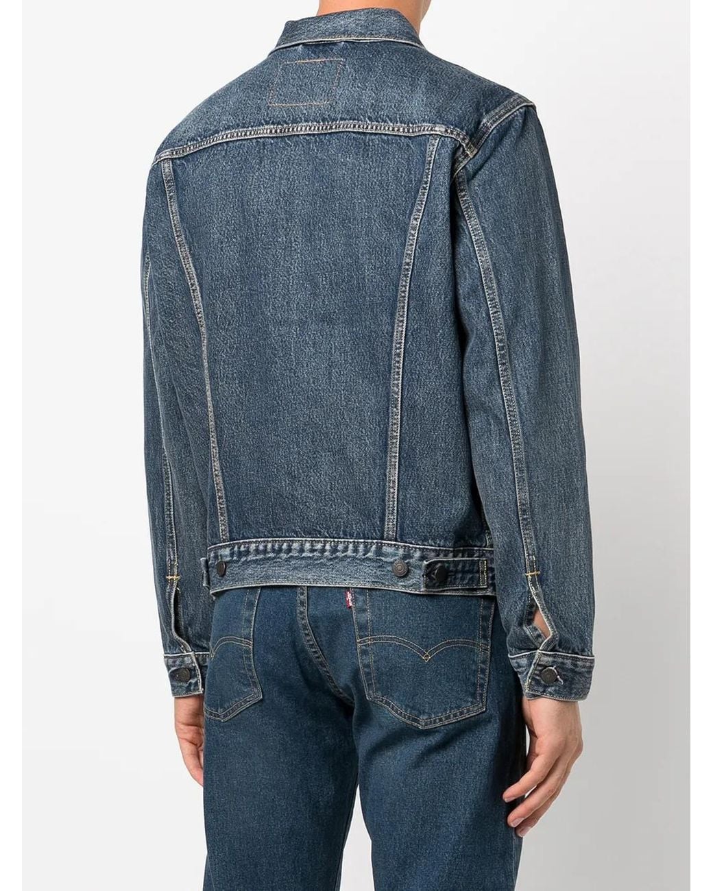 Levi's Blue Cotton Denim Jacket for men