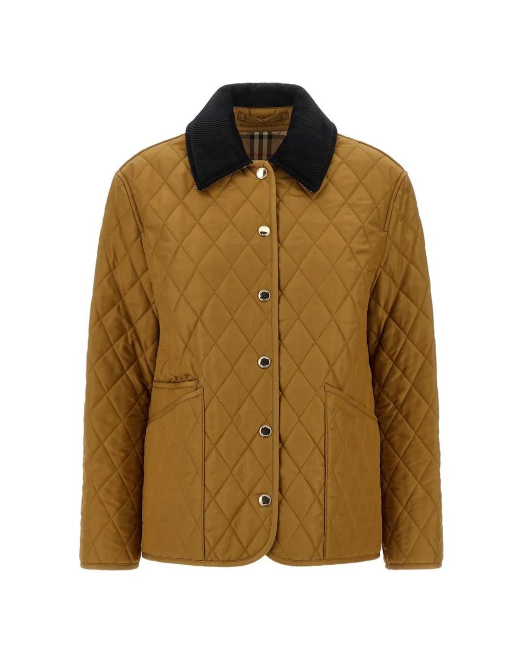 Burberry Yellow Bomber Jacket Quilted