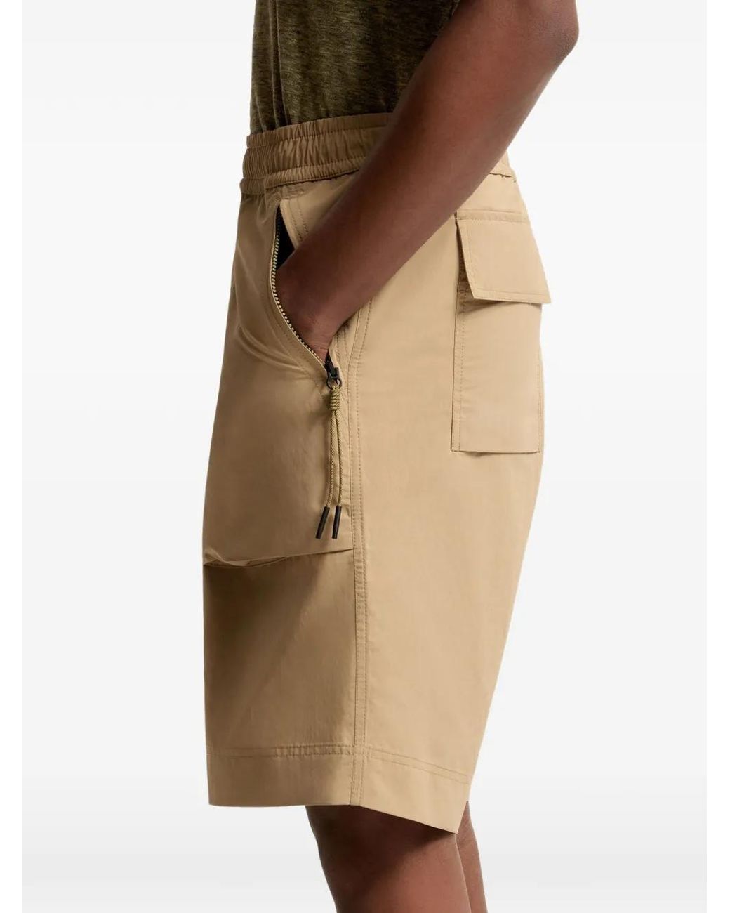 Moncler Natural Shorts for men