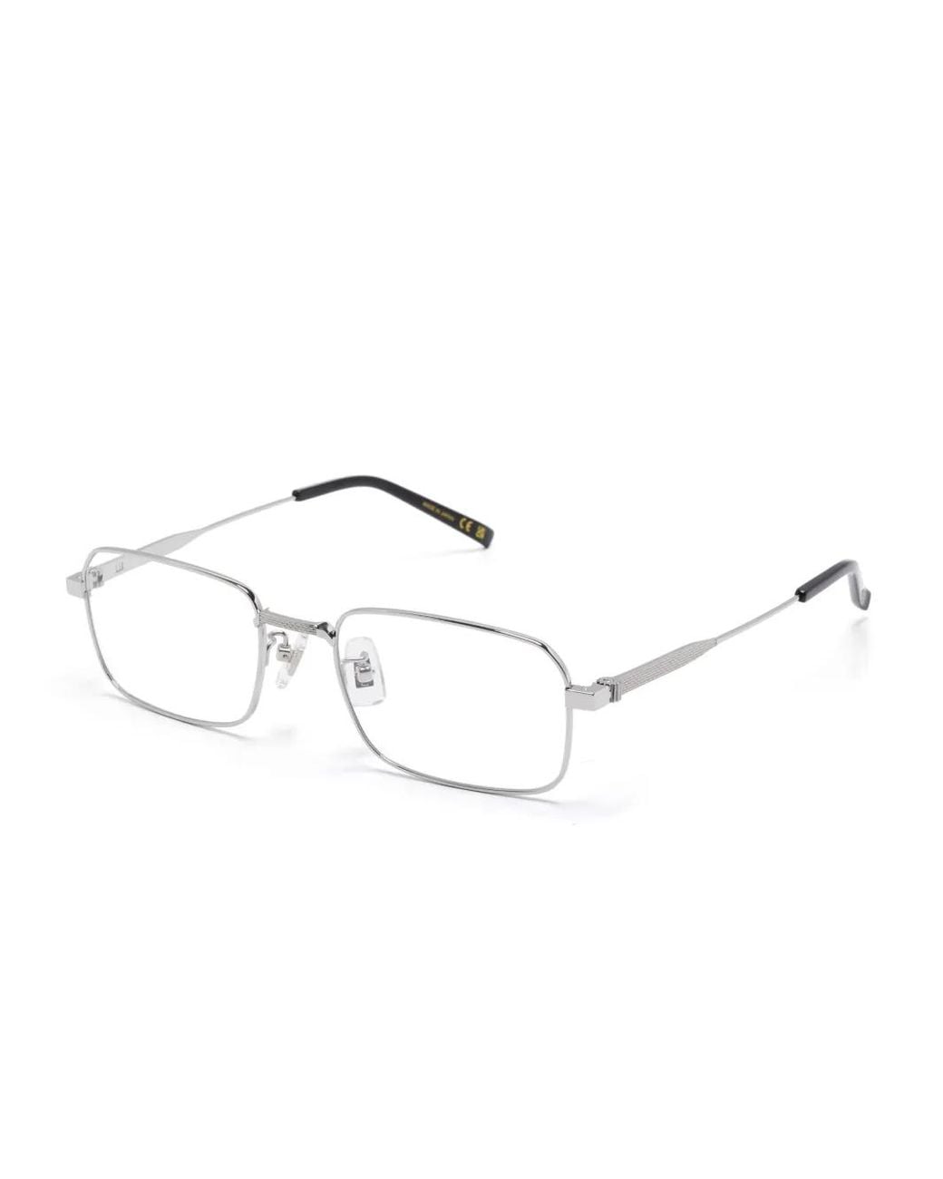 Dunhill Natural Rectangle-Frame Glasses for men