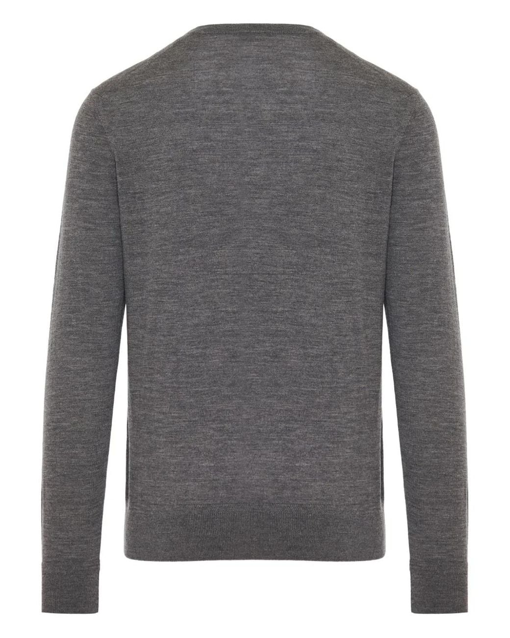 Tom Ford Gray Crew-Neck Wool Sweater for men