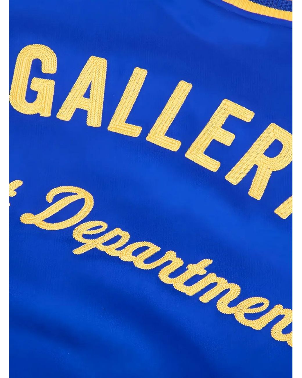 GALLERY DEPT. Blue Logo-Appliqué Wool Bomber Jacket for men