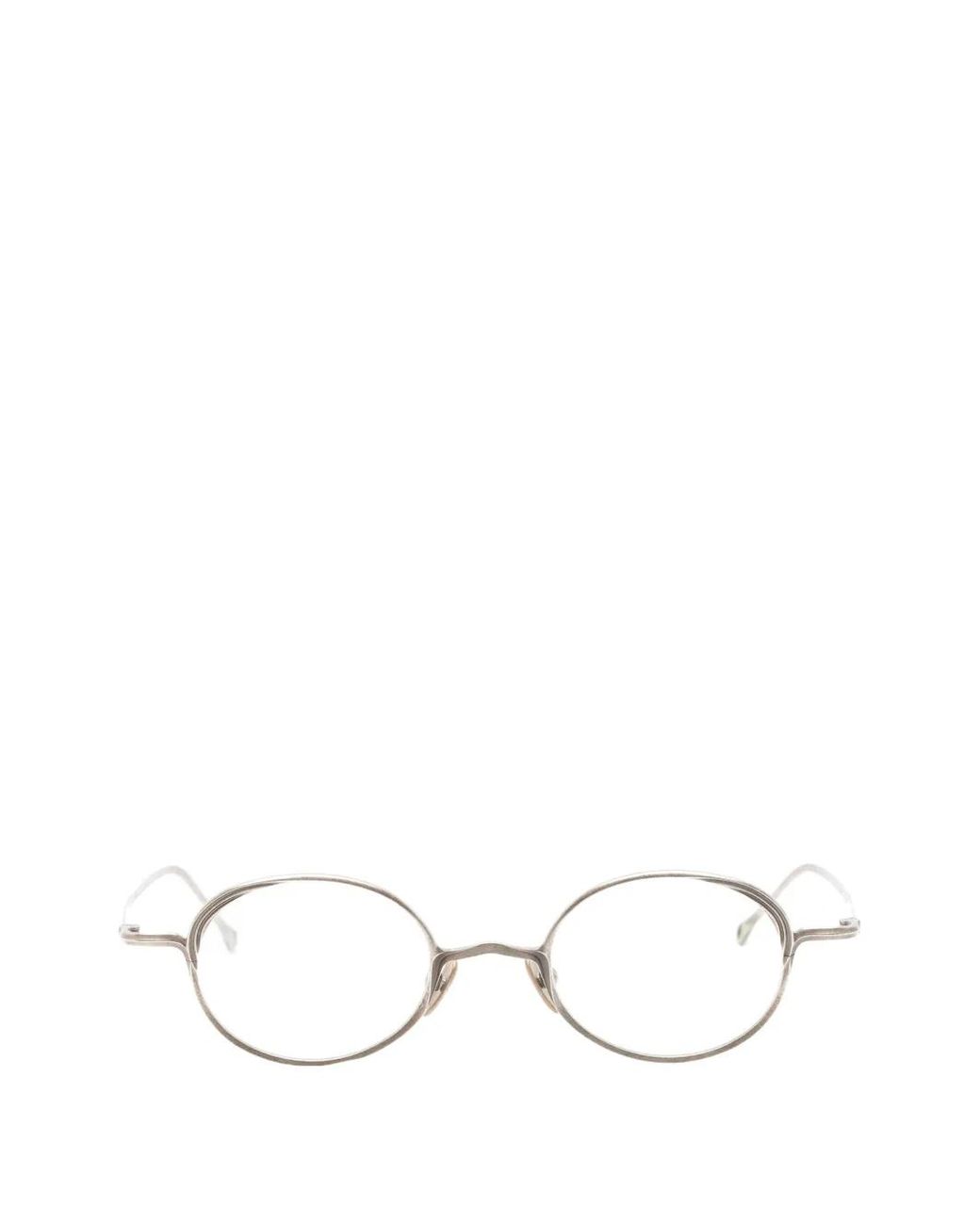 Rigards White Brille Mit Rundem Gestell