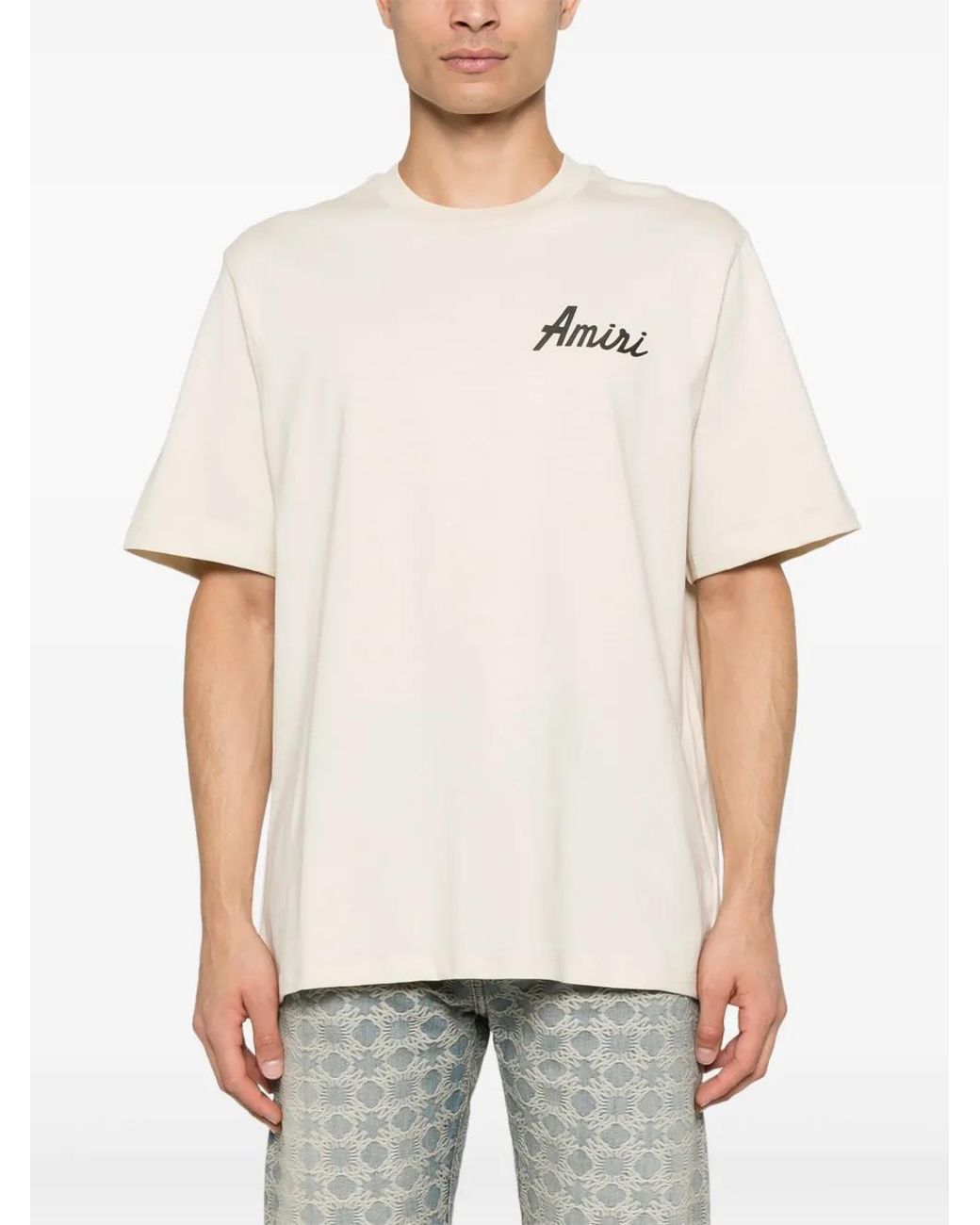 Amiri Natural City Tee for men