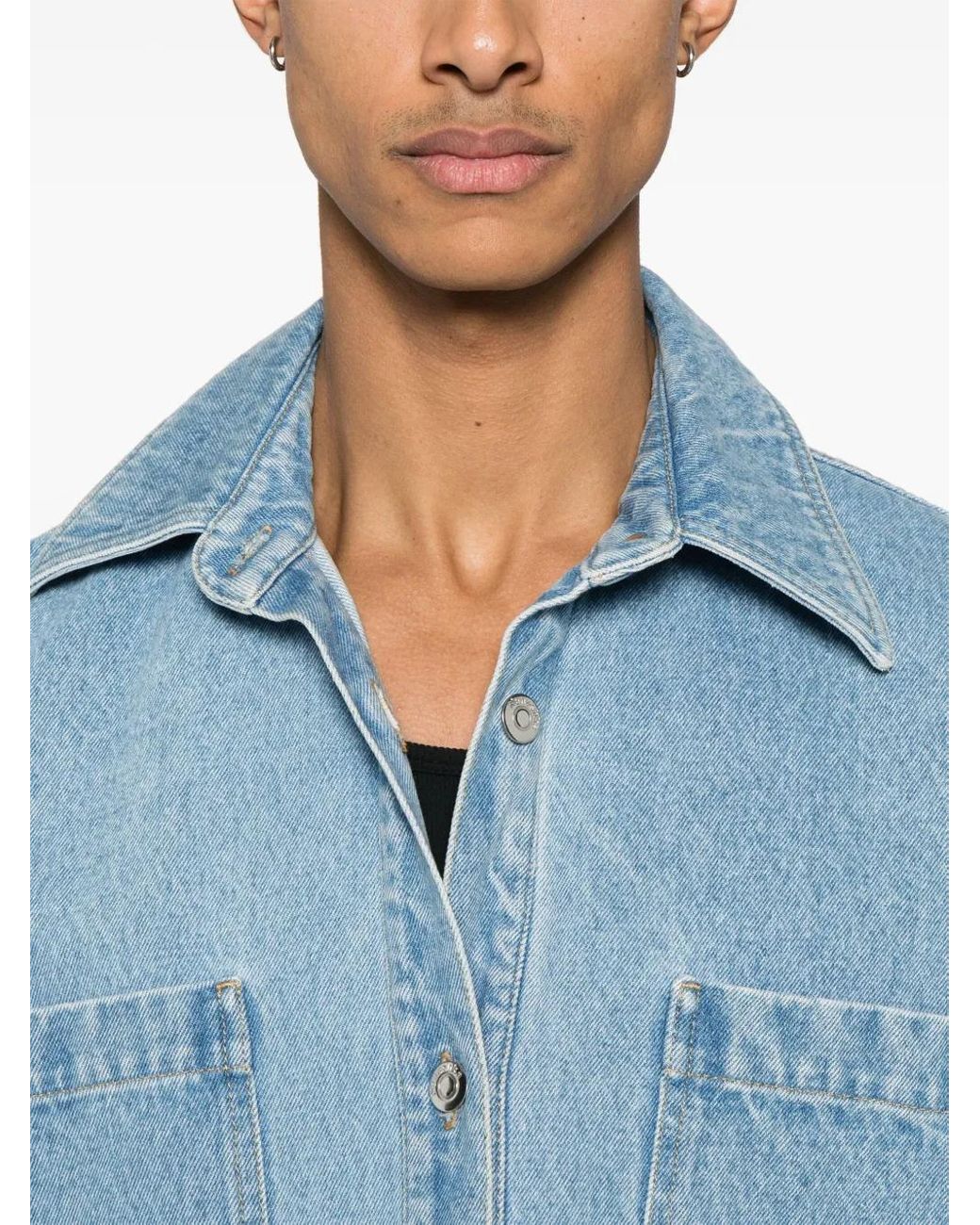 Nanushka Blue Denim Shirt