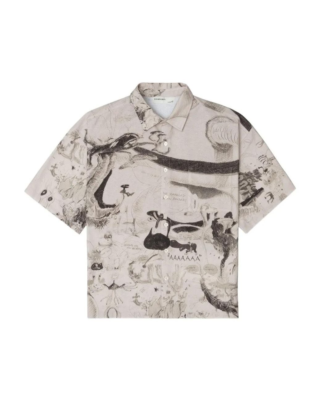 DOMREBEL Gray Megalo Shirt for men