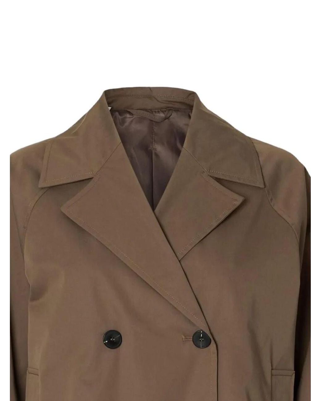 SELECTED Brown Double-Breasted Jacket