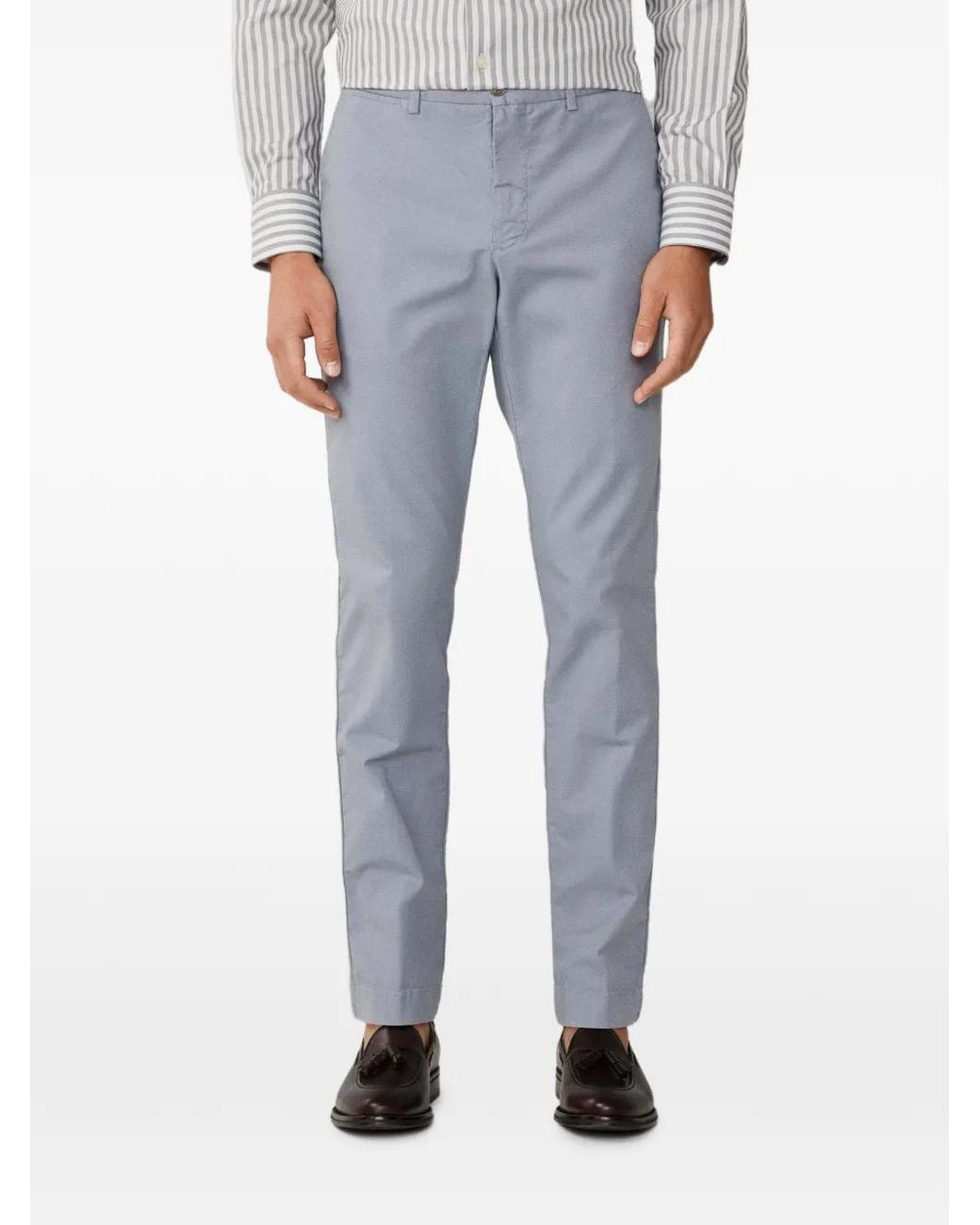 Hackett Blue Kensington Garment-Dyed Chinos for men