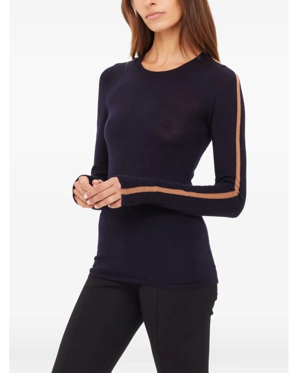 Top A Maniche Lunghe di The Upside in Blue