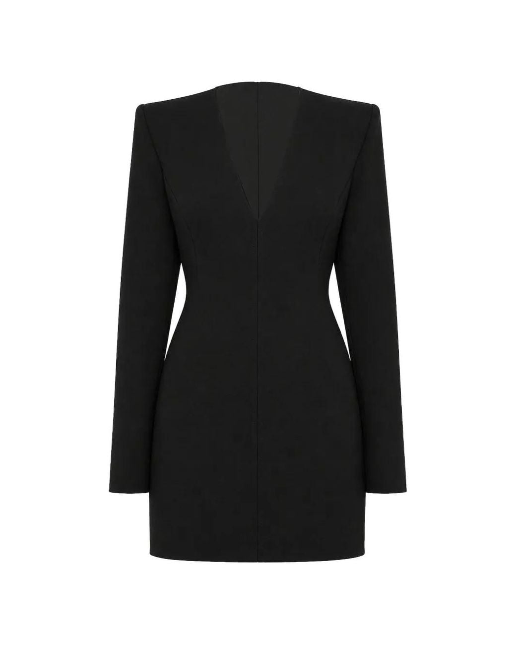 Wardrobe NYC Black V-Neck Mini Dress