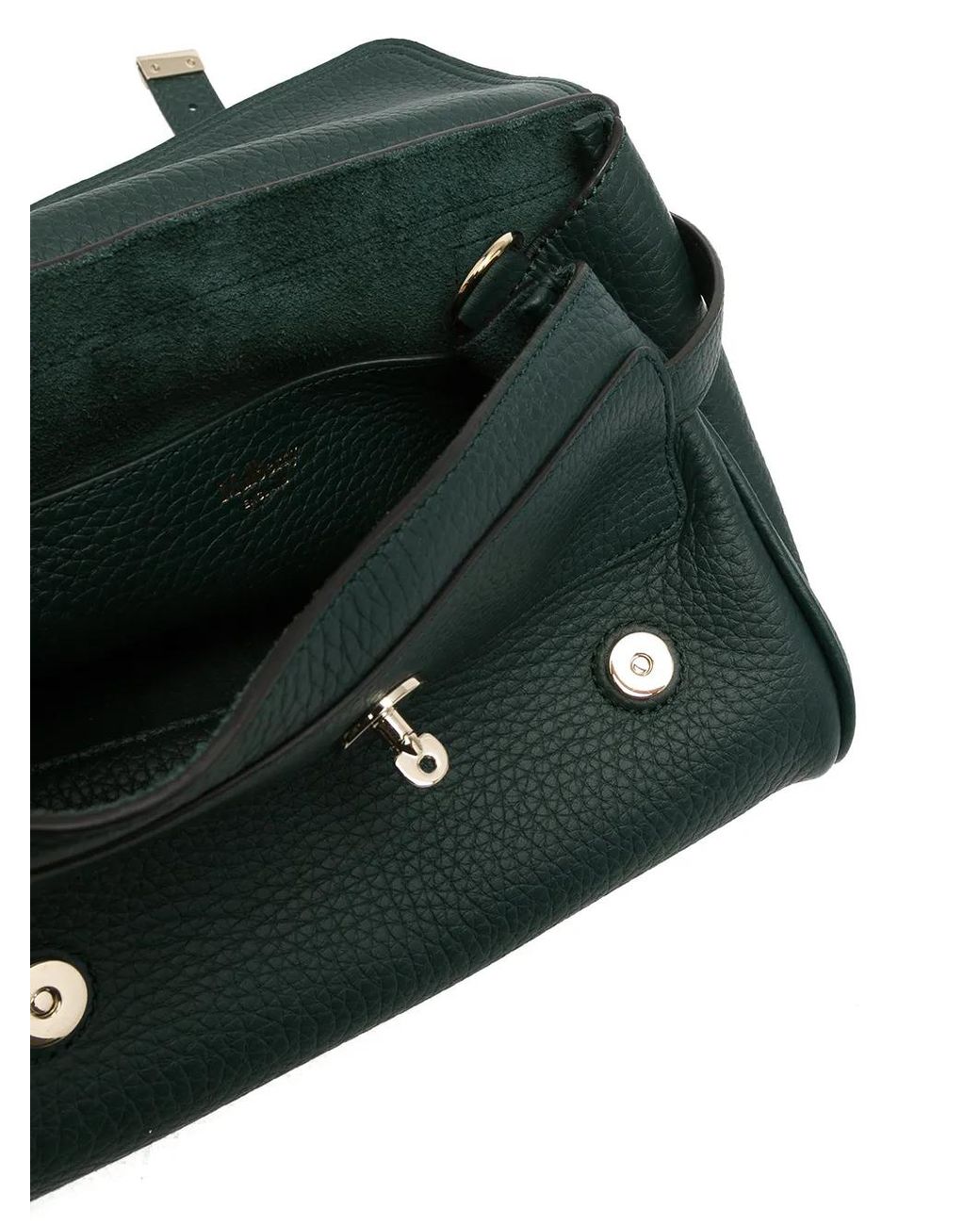 Mulberry Green Mini Alexa Heavy-Grain Satchel Bag